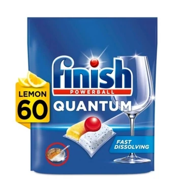 FINISH Quantum All In One mosogatógép kapszula Lemon 60 db